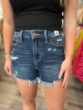 “Tara” High Rise Rigid Shorts