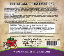 Carmie's Strawberries N Cream Cheesecake Dip