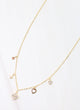 Croft Charm Necklace Gold
