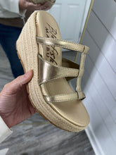 Blowfish Bahia Rope Gold Wedge