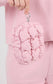 Tween Girls Mock Neck Pullover, Wide Pants, Bubble Bag Set