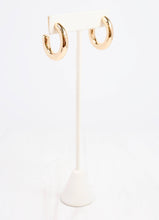 Jesse Hoop Earring Shiny Gold