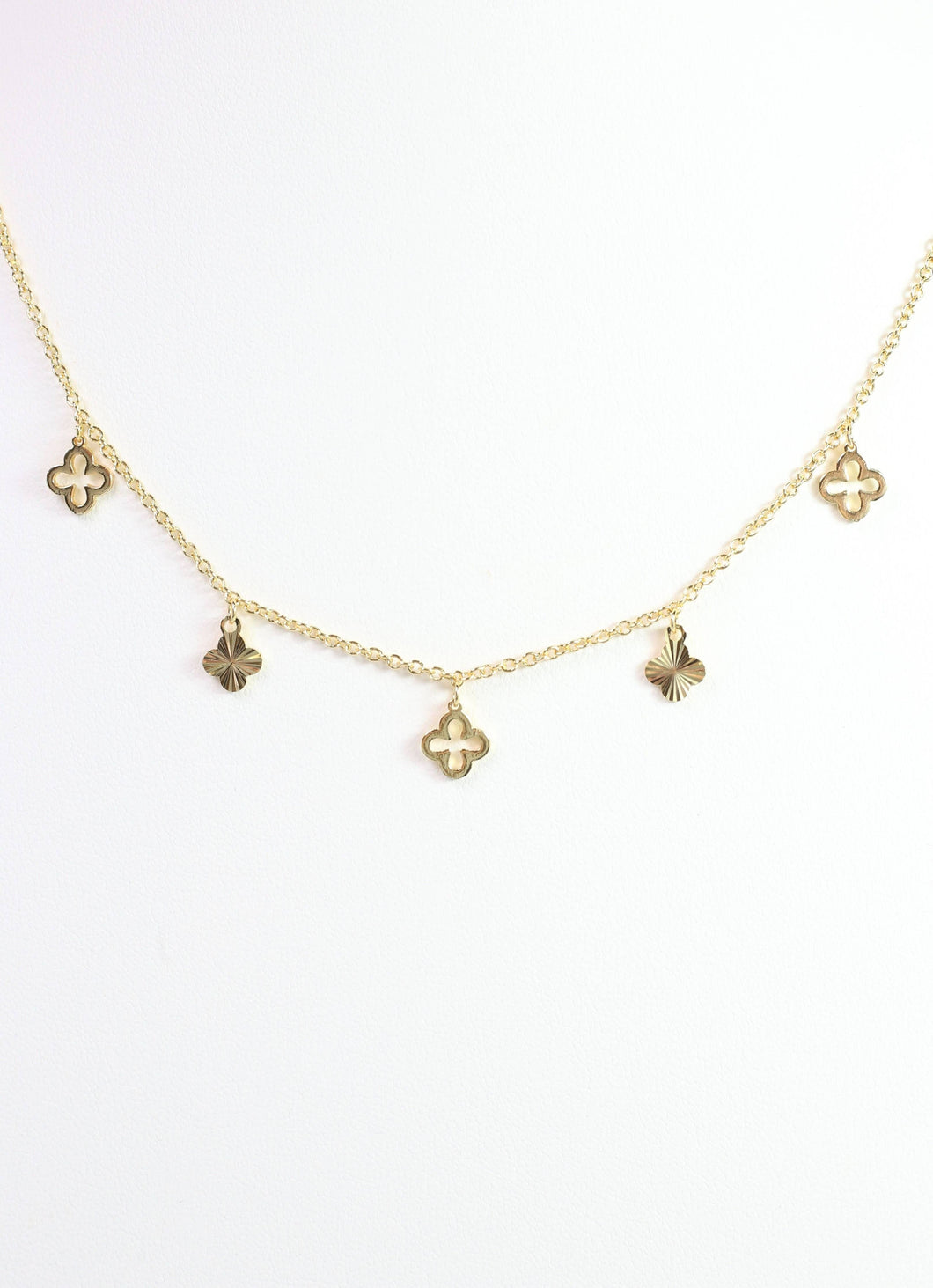 Alice Clover Necklace Gold