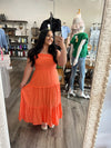 "Dance With Me" Tangerine Dress