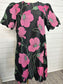 "Forgiveness" Black/Pink Floral Dress