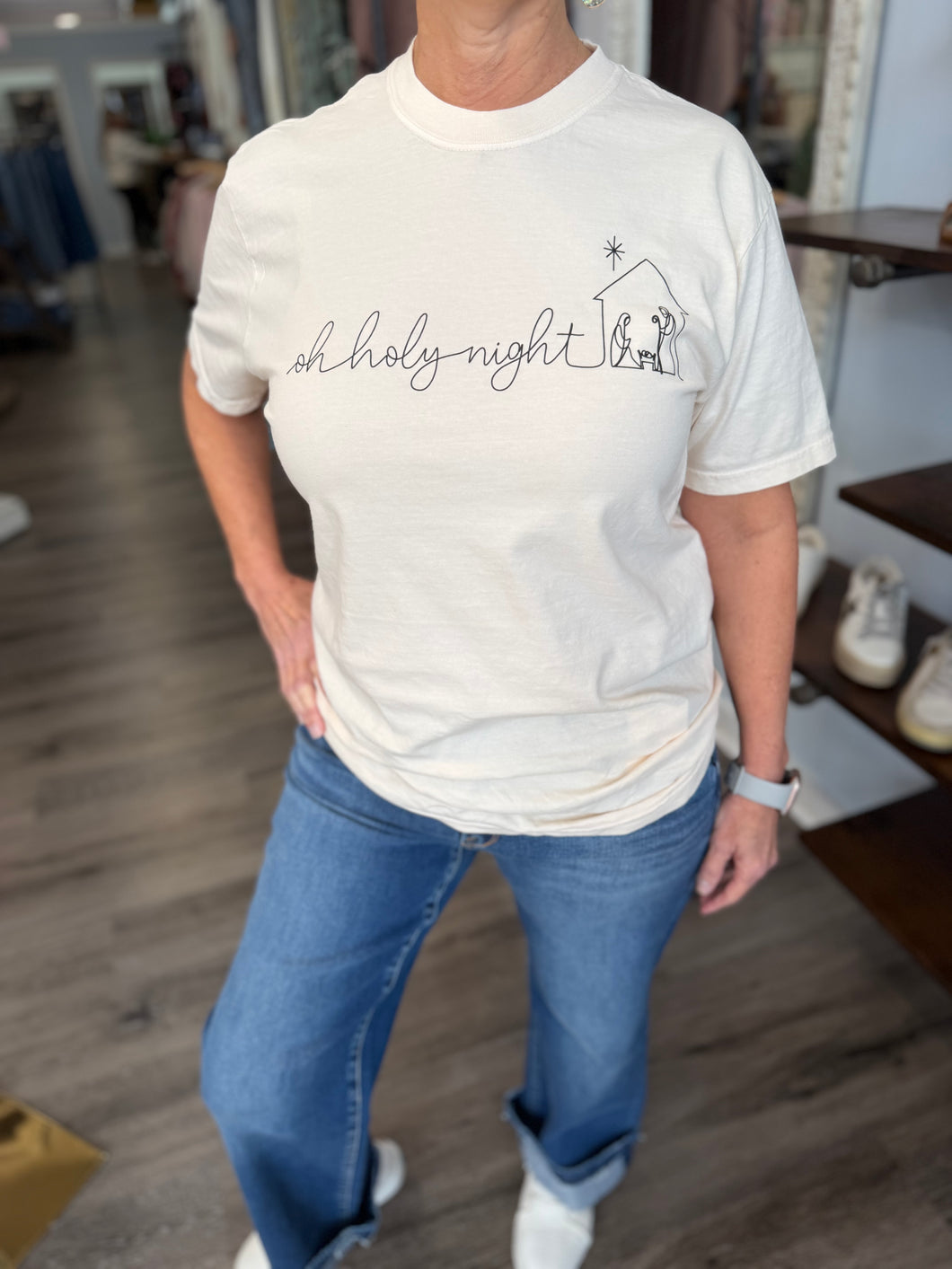 "Oh Holy Night" Graphic Tee