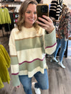 "Any Way You Like" MultiStriped Sweater