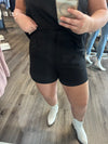 "Breezy Days" Black Shorts