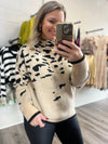 "In My Feelings" Leopard Print Sweater