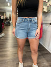 "Charlotte" Light Colored Denim Shorts