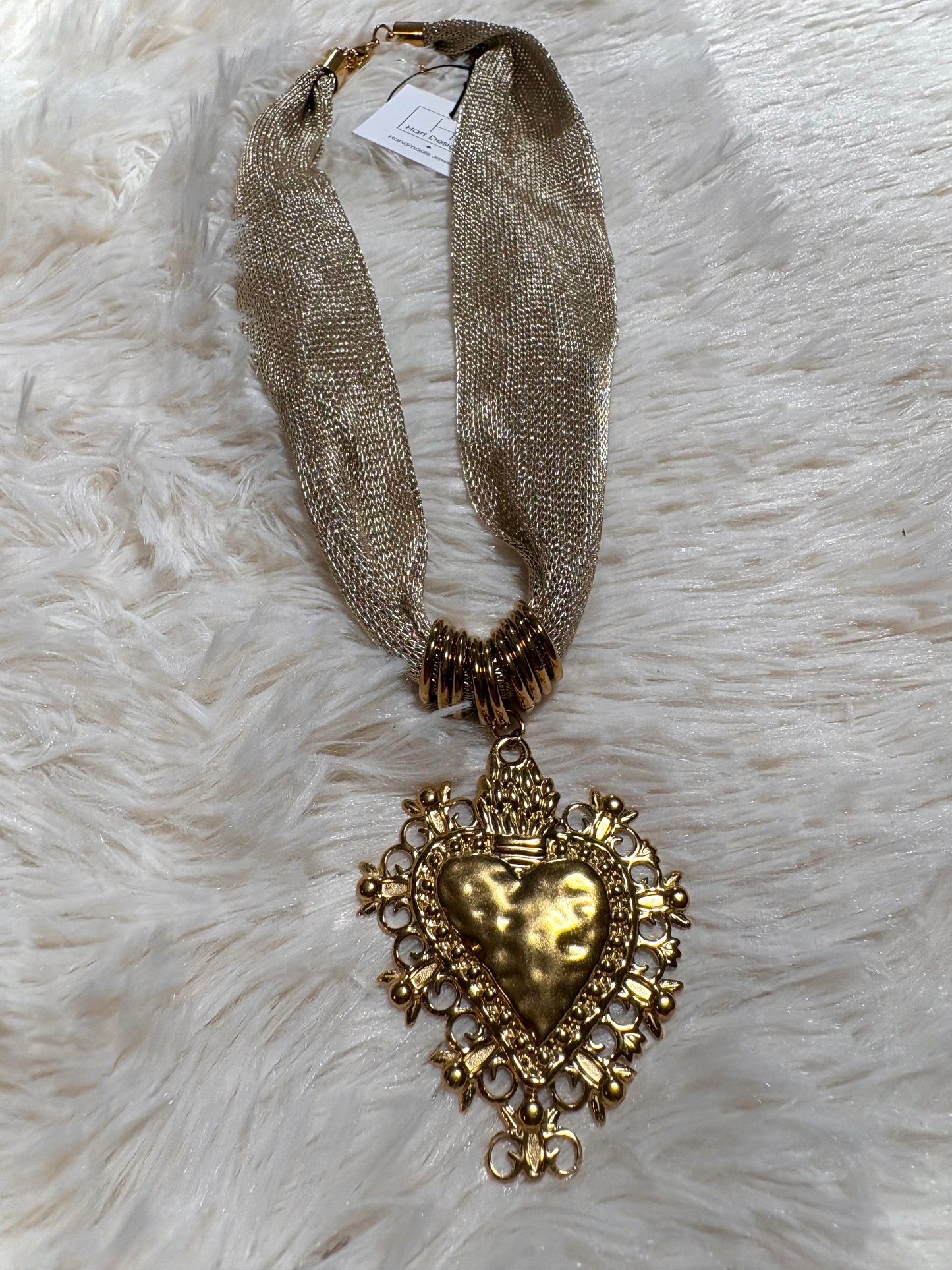 “Lover” Chunky Gold Necklace