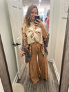 "People Like Us" Mix Print Top