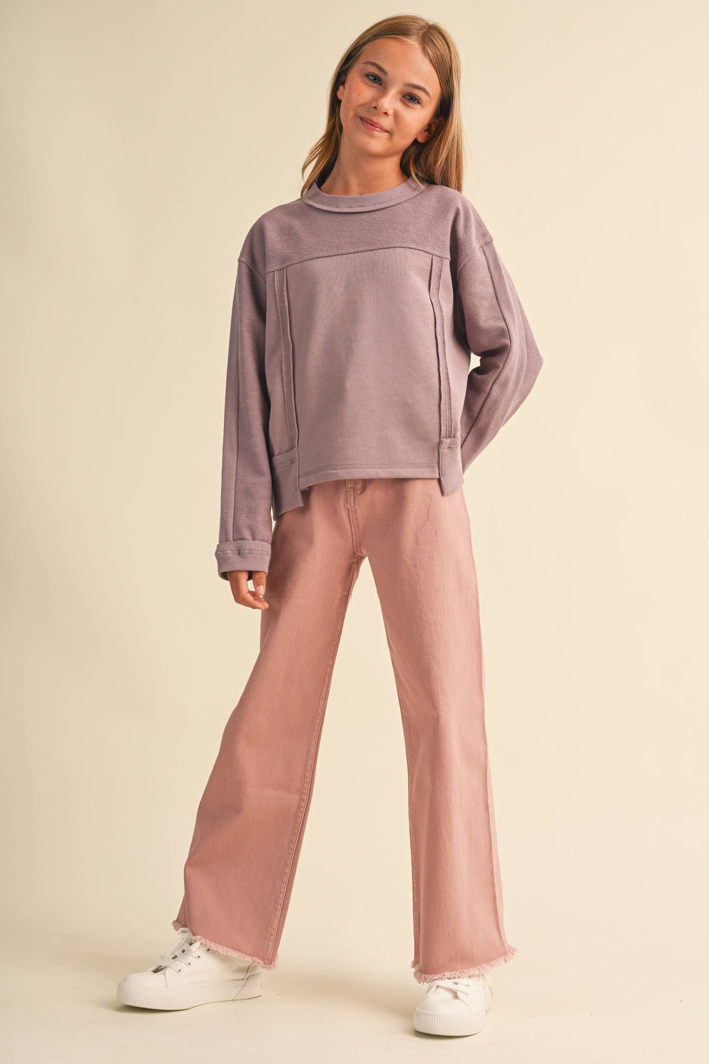 TWEEN KIDS GIRLS CREW NECK SWEATSHIRT (7-14)