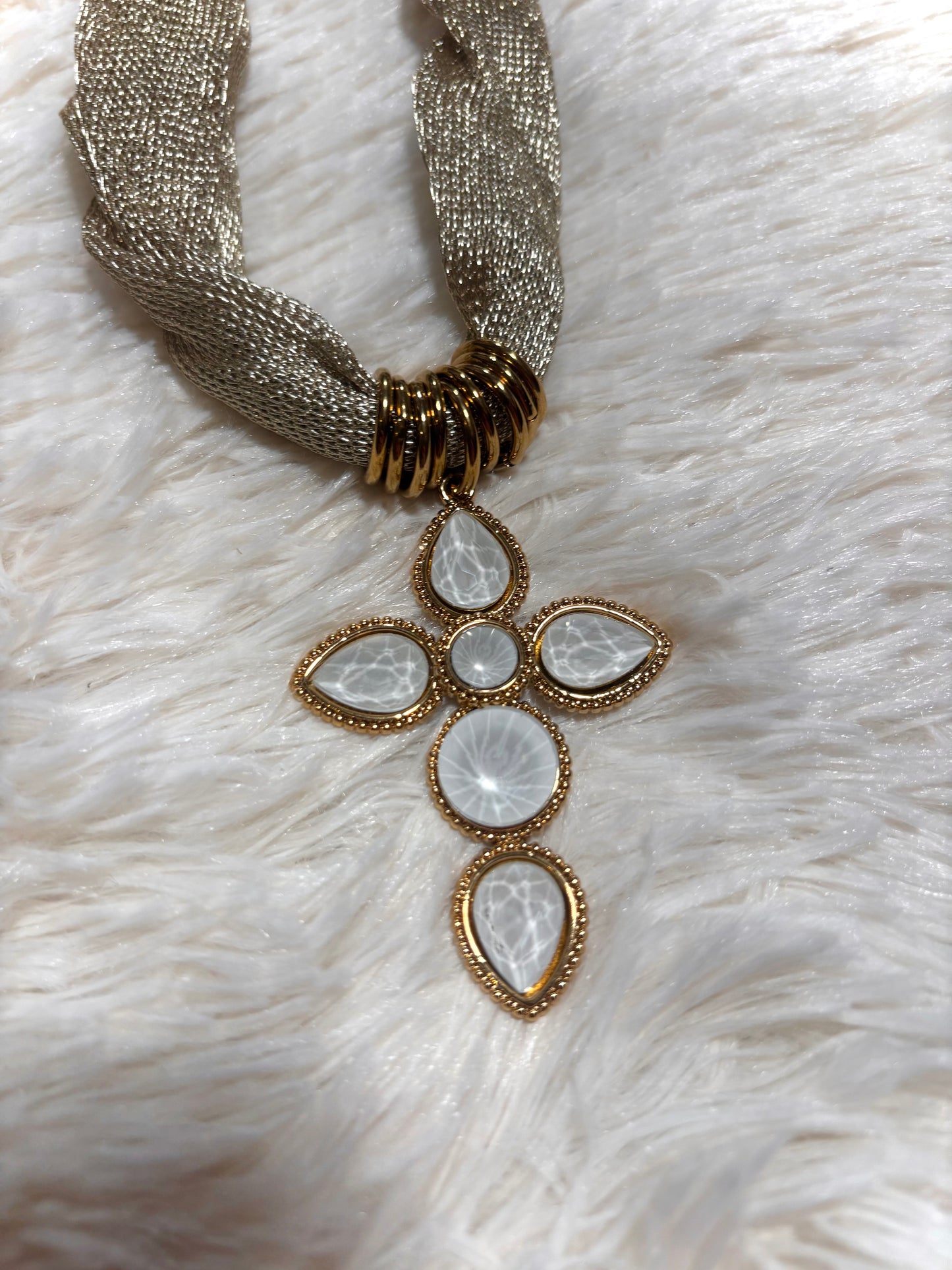 “By your Grace” Chunky Gold Necklace