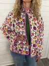 "On the Move" Botanical Print Jacket
