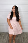 "Faith Knows My Name" Blush Dress