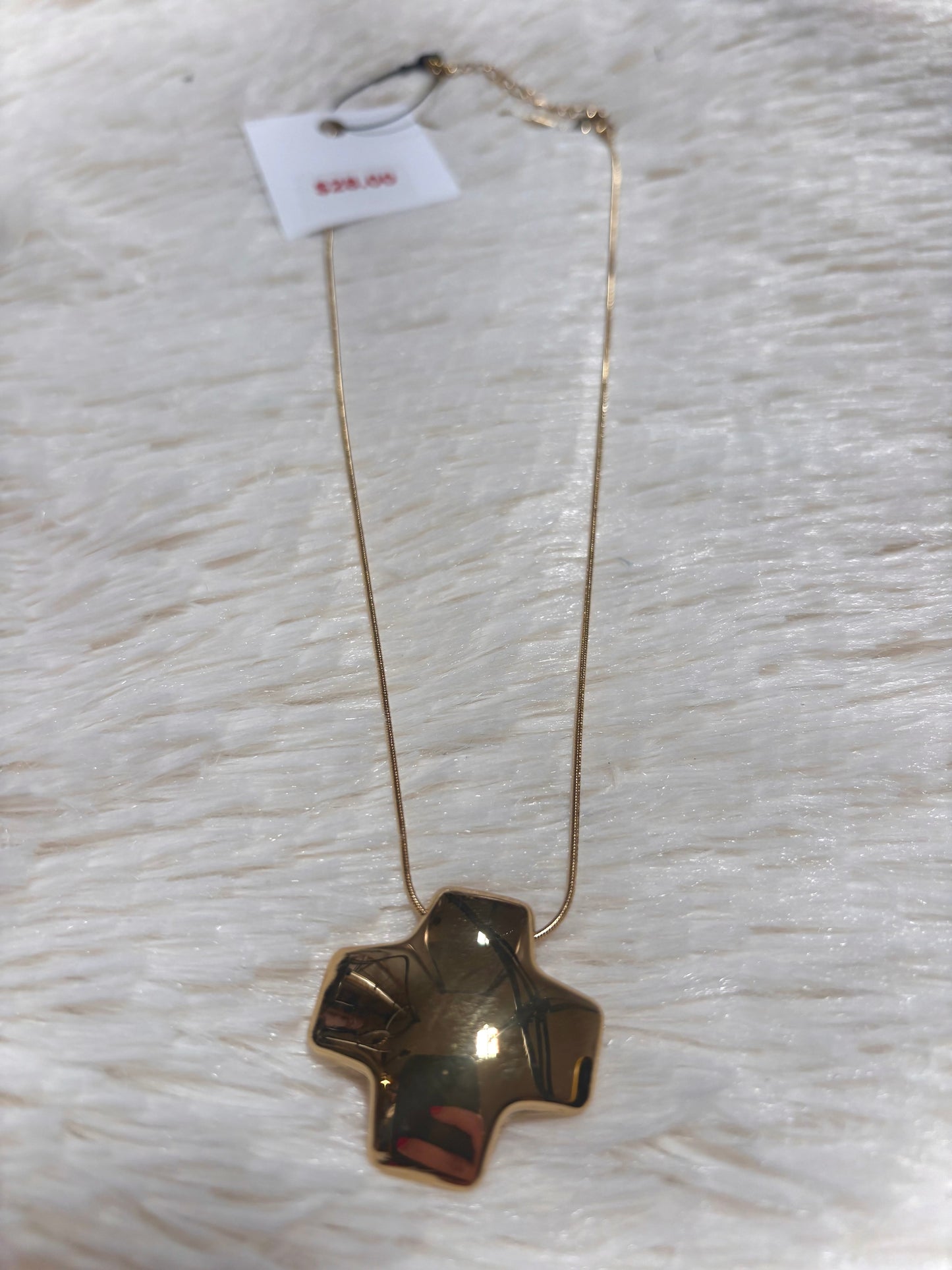 “Always Right” Dainty Gold Cross Necklace