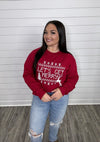 "Let's Get Merry" Red Sweatshirt