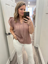 "Underage" Mauve Top