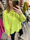 "Once in a Lifetime" Lime Green Sweatshirt