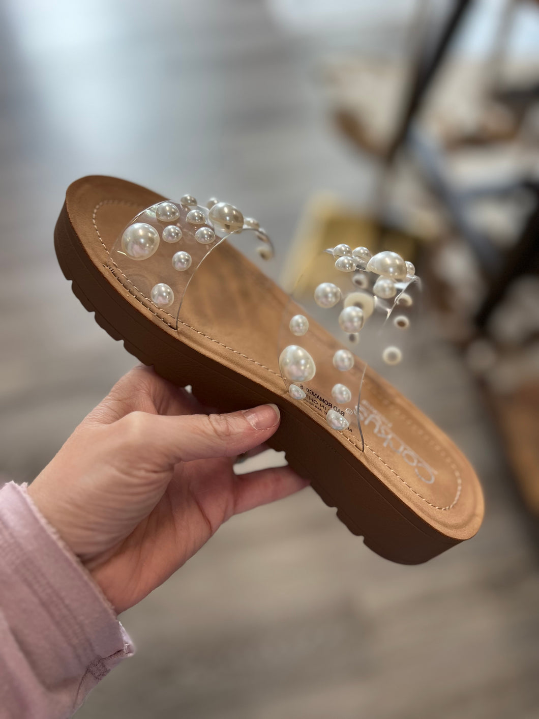 "Bad Romance" Clear Pearl Slides