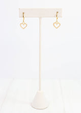 Dupont Pearl Heart Earring GOLD
