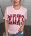 "XOXO" Short Sleeve Graphic Tee