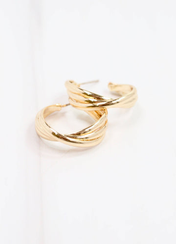 Glover Hoop Earring Gold