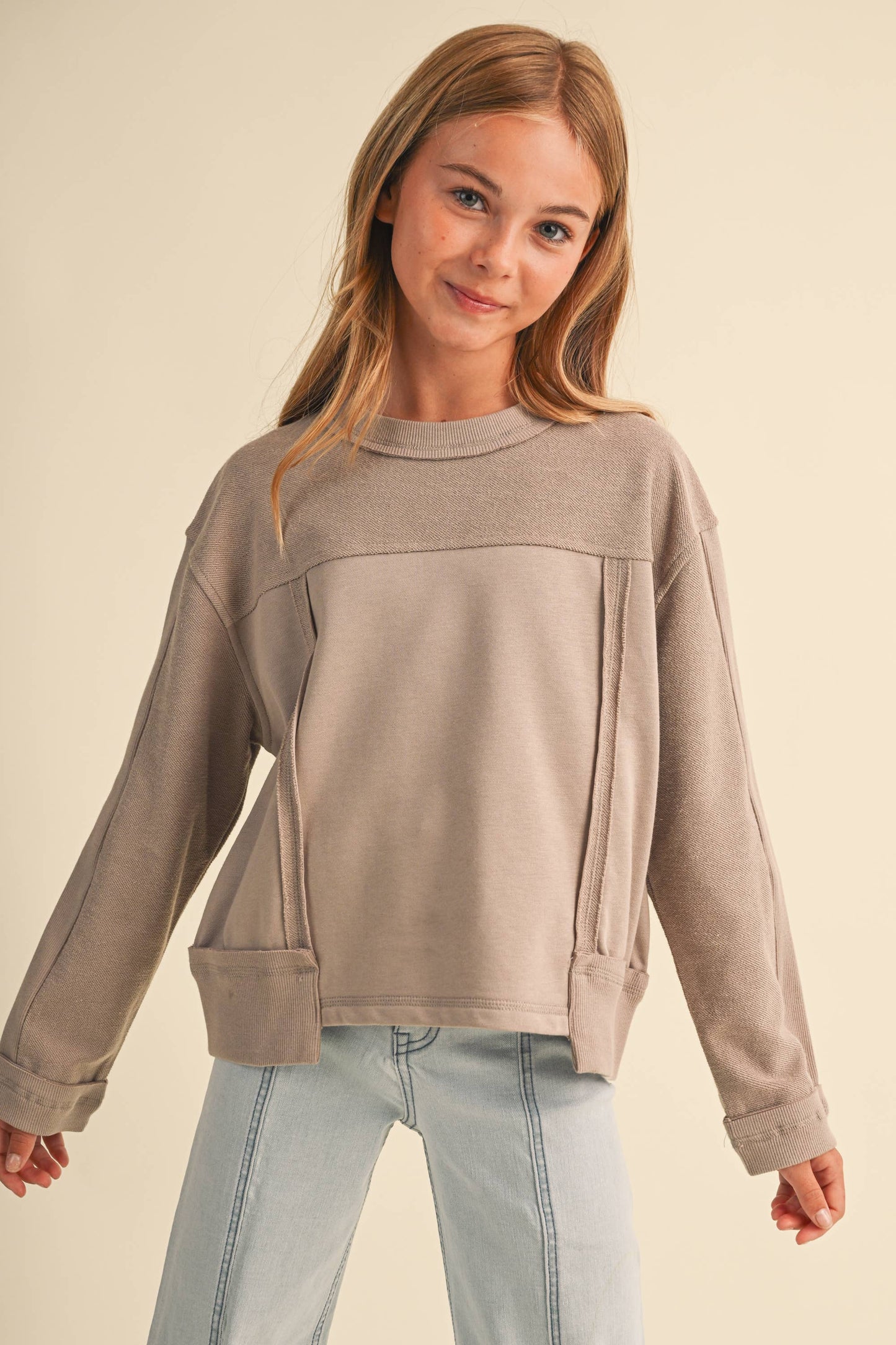 TWEEN KIDS GIRLS CREW NECK SWEATSHIRT (7-14) (Copy)