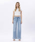 “Cait” SUPER HIGH RISE CUFFED BAGGY WIDE LEG JEANS