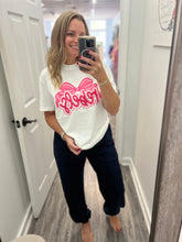 White/Pink Rebels Tee