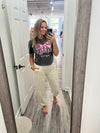 Maroon/Pink Rebels Tee