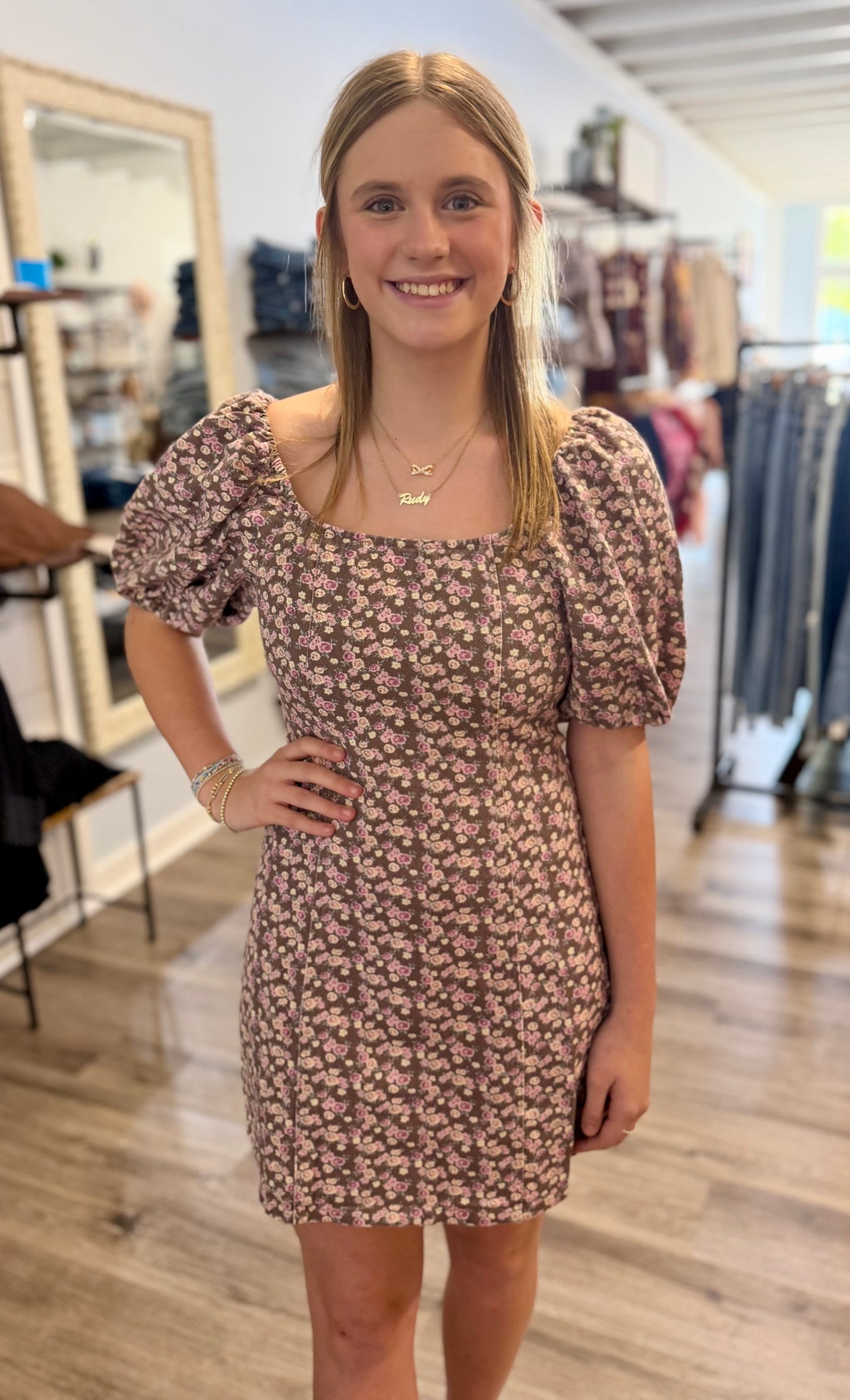 "Love Story" Floral Dress