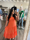 "Dance With Me" Tangerine Dress