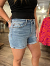 "Charlotte" Light Colored Denim Shorts