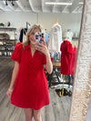 "Graceful" Red Dress