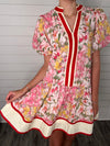 "I get to love you" Pink Floral Dress