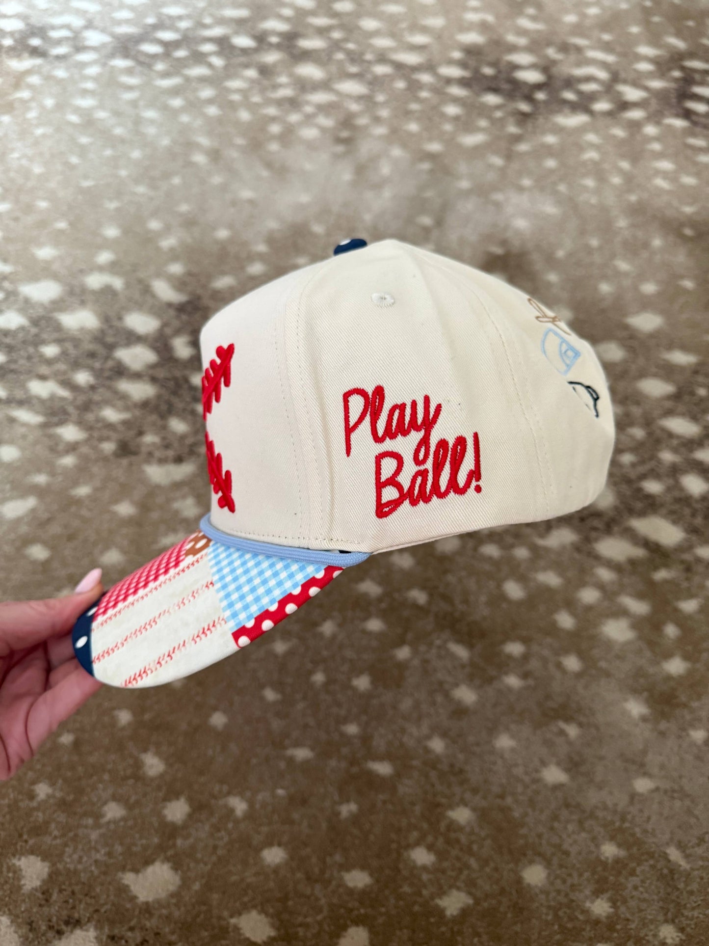 Baseball Laces Patch Bill Hat-Pre Order