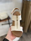 Corkys Zip It Good Ivory Wedge