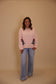 KNIT SWEATER CARDIGAN WITH CHRISTMAS RIBBON TREE