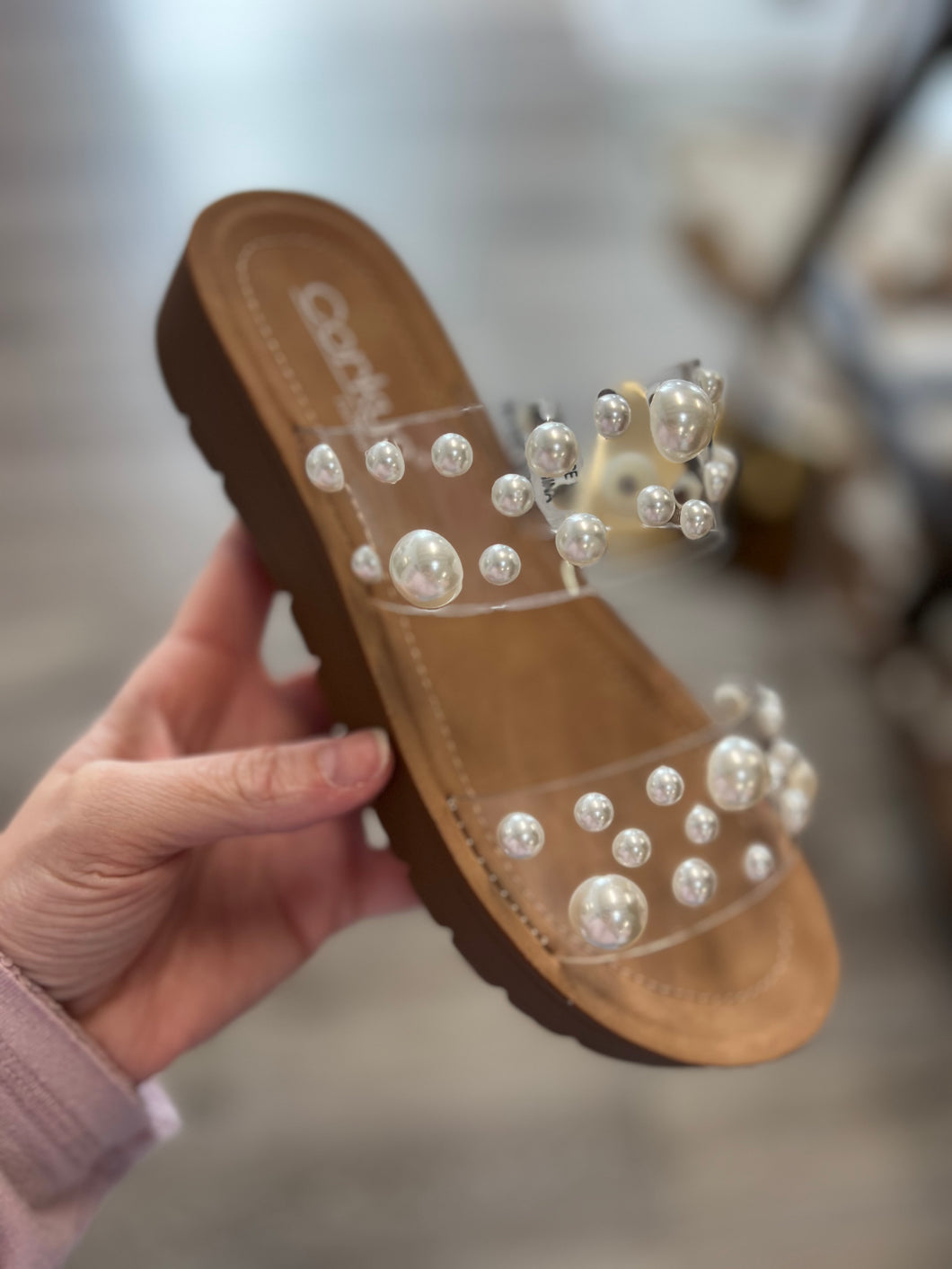 "Bad Romance" Clear Pearl Slides