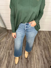 "Say It Ain't So" Round Neck Sweater Top