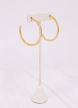 Caroline Hill Lovett Hammered Hoop Earring