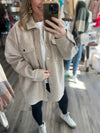 “Love me Right” Oatmeal Wool Jacket