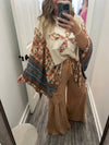 "People Like Us" Mix Print Top