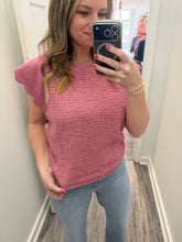 “Prime Time” Pink Knitted Sweater