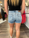 "Charlotte" Light Colored Denim Shorts