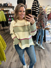 "Any Way You Like" MultiStriped Sweater