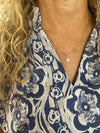 "Love It" Floral Navy Top