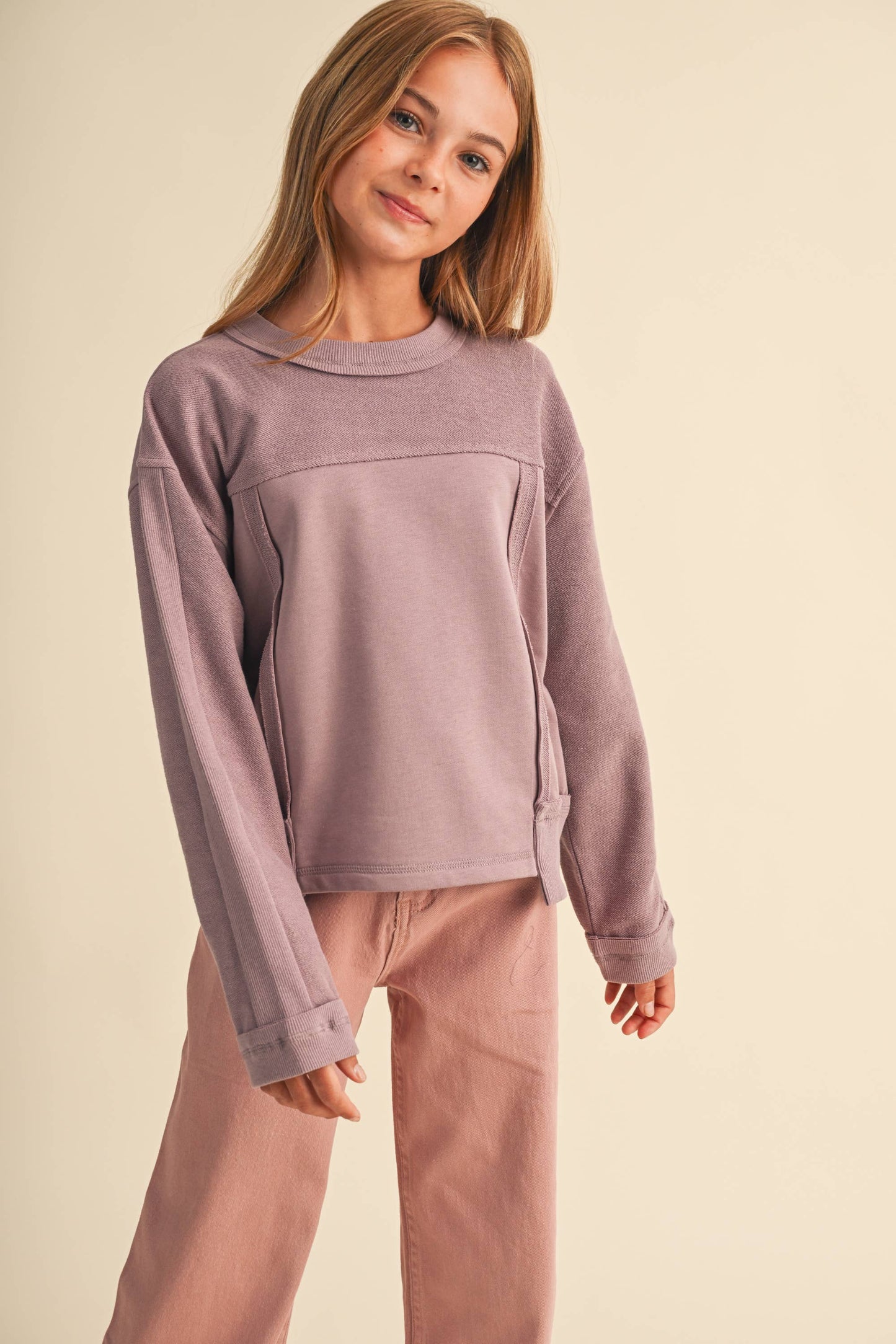 TWEEN KIDS GIRLS CREW NECK SWEATSHIRT (7-14)